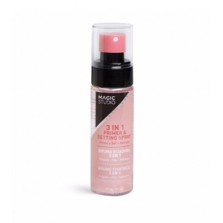 Magic Studio 3 em 1 Primer e Spray Fixador, 85ml