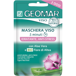 Geomar - Máscara Facial Anti-Stress Hidratante, 2x7.5ml