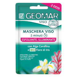 Máscara Facial Esfoliante, Iluminante (2x7,5ml)