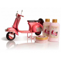 Pokhara - Kit de Banho Vespa Rosa de Metal POK1259