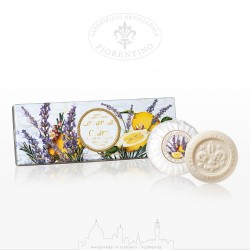 Fiorentino - Conjunto de 3 Sabonetes Lavanda e Cedro, 3x100g