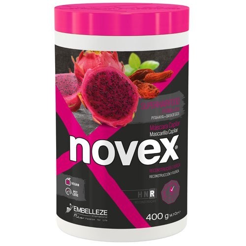 Máscara Novex SuperHairFood Pitaya + Goji Berry, 400g