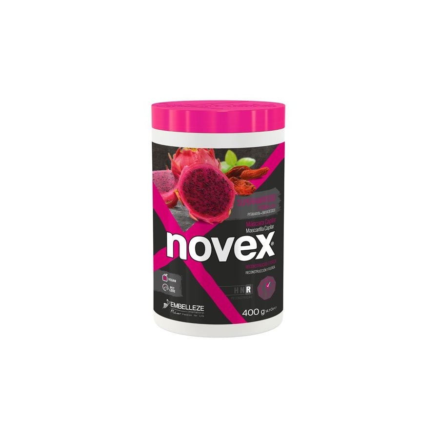 Máscara Novex SuperHairFood Pitaya + Goji Berry, 400g