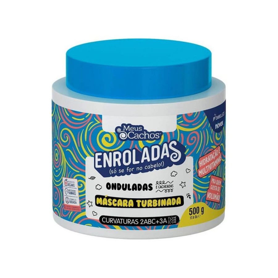 Máscara Novex Meus Cachos Enroladas Onduladas, 500g