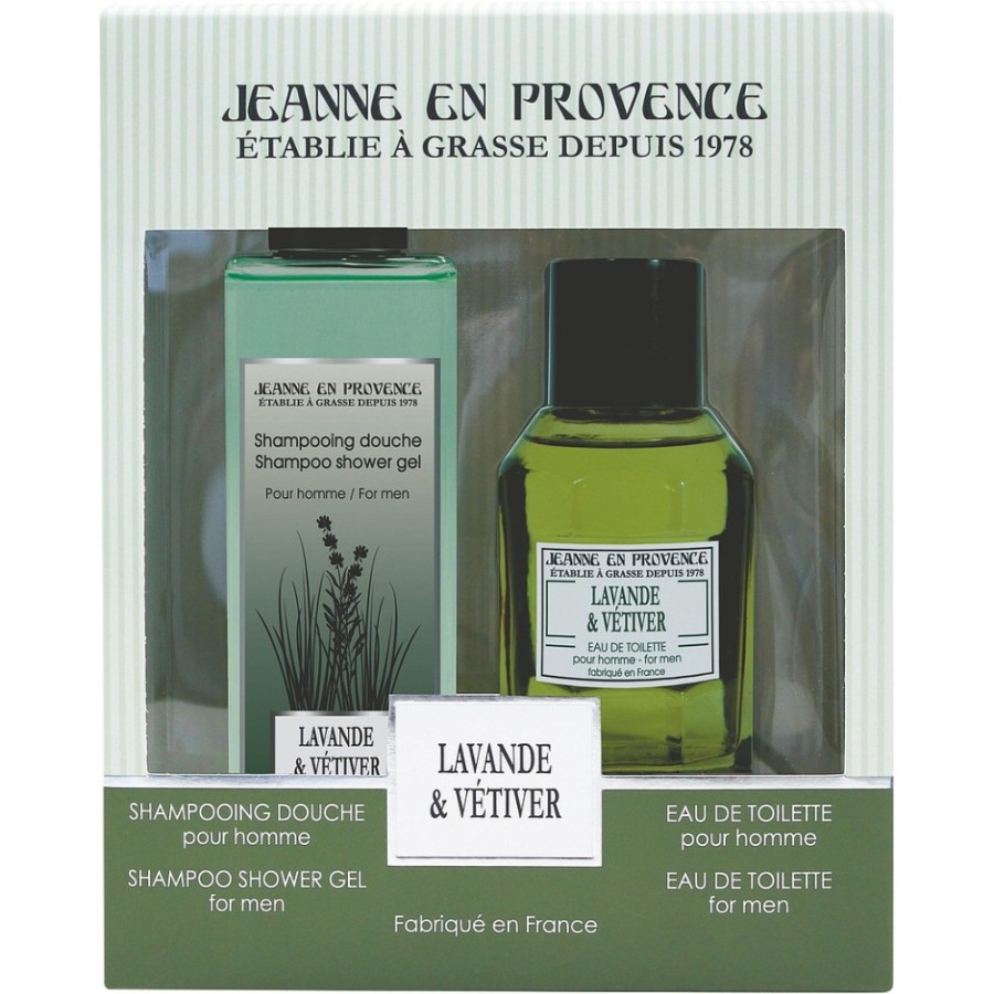 Jeanne en Provence Lavande E Vétiver - Perfume EDT 100ml + Shampoo 250ml