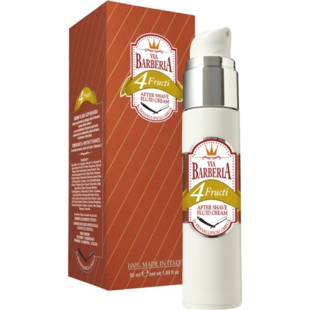 Via Barberia - After Shave Fluid Cream 4 Fructi
