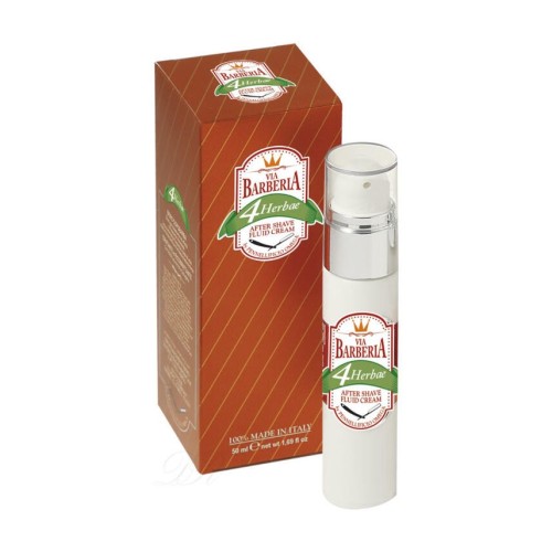Via Barberia - After Shave Fluid Cream 4 Herbae