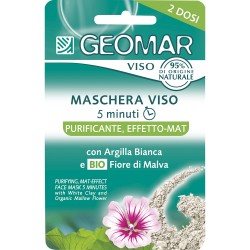 Geomar - Máscara Facial Purificante e Efeito Mate, 2x7.5ml