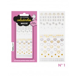 INOCOS STICKERS ´COLADINHOS´ NAIL ART N1