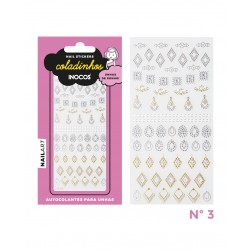 INOCOS STICKERS ´COLADINHOS´ NAIL ART N3