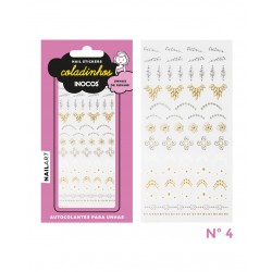 INOCOS STICKERS ´COLADINHOS´ NAIL ART N4