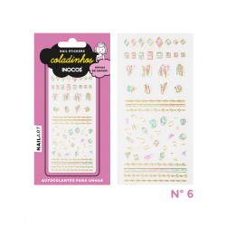 INOCOS STICKERS ´COLADINHOS´ NAIL ART N6