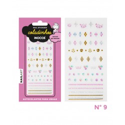 INOCOS STICKERS ´COLADINHOS´ NAIL ART N9