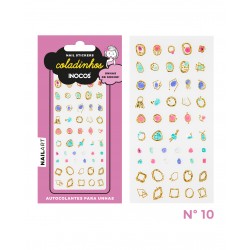 INOCOS STICKERS ´COLADINHOS´ NAIL ART N10