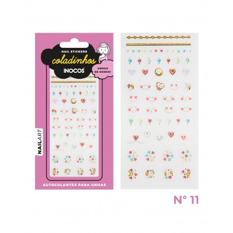 INOCOS STICKERS ´COLADINHOS´ NAIL ART N11