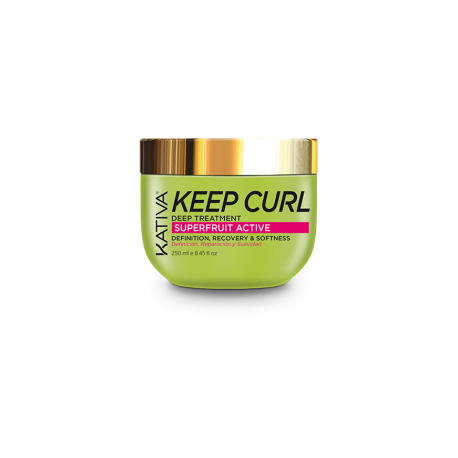 KATIVA | KEEP CURL - MÁSCARA DEFINIÇÃO&REPARAÇÃO&SUAVIDADE CARACÓIS, 250mL