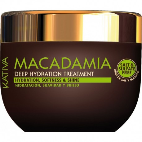 KATIVA | MACADAMIA - Máscara de Hidratação Profunda, 500mL