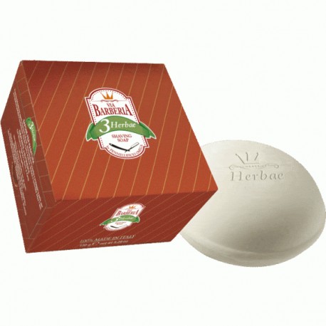 OMEGA VIA BARBERIA - SHAVING SOAP 3 HERBAE, 150GR