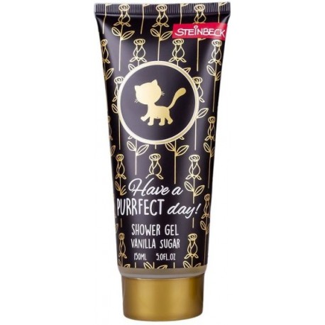 STEINBECK Have a PURRFECT Day Gel de Banho 150 ml, Preto